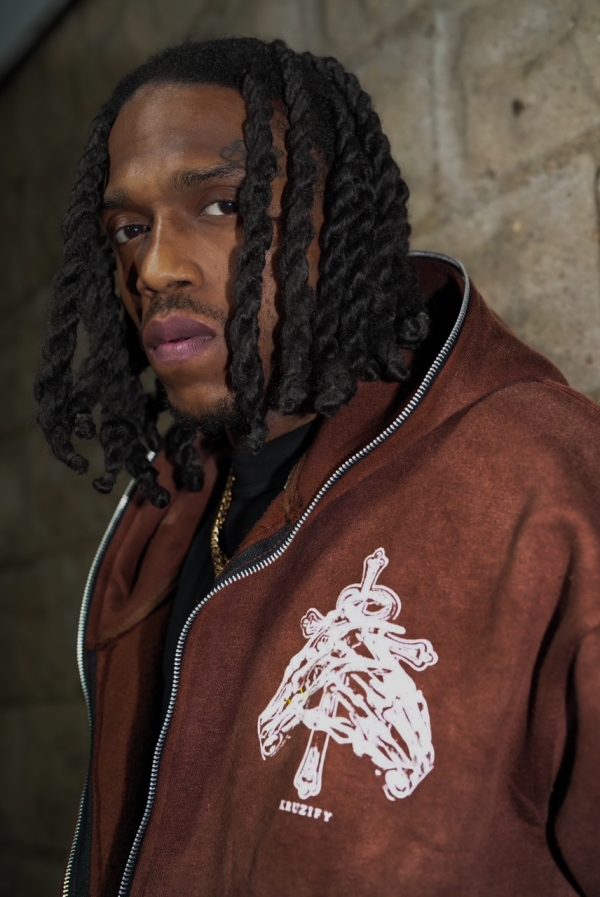 'God Is the Biggest' Hoodie- (BROWN ACID WASH)