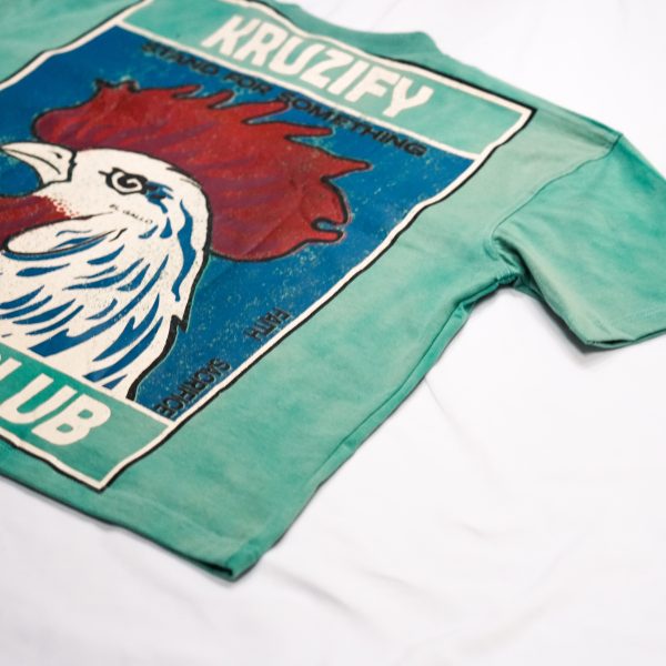 'EL GALLO' Tee- Washed Jade Green