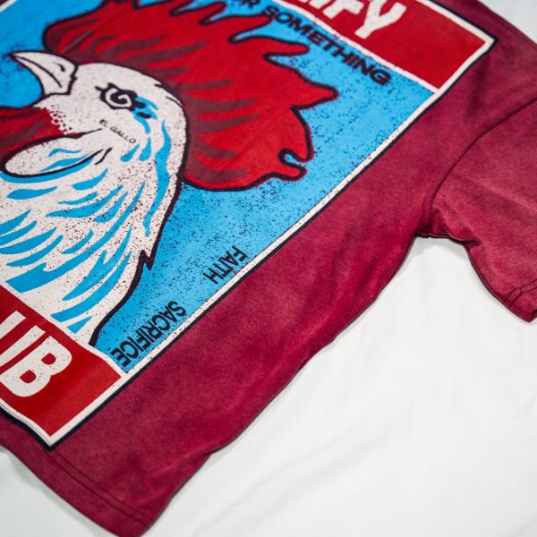 'EL GALLO' Tee- Bloodline Red