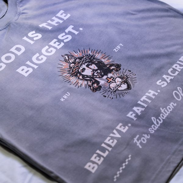 'Saved Sinner' Tee- Holy Ash