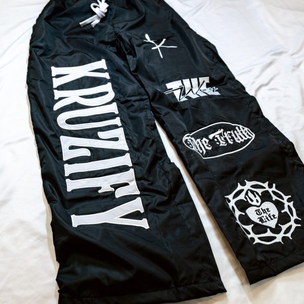 KRUZIFY Track Pants- Black