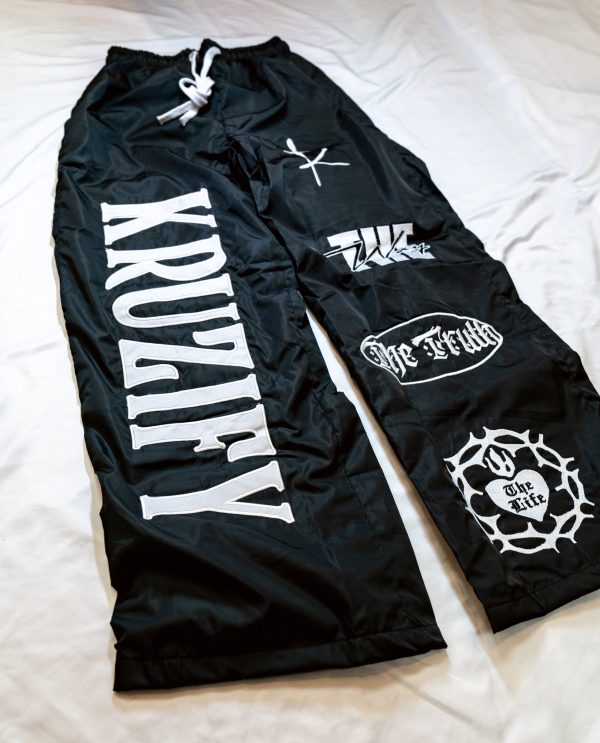 KRUZIFY Track Pants- Black